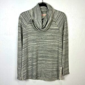 Fresh Produce Cowl Neck Space Dye Sweatshirt Size XS/SM